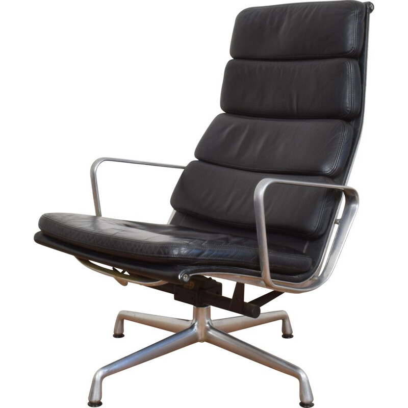 Vintage EA222 Lounge Chair by Ray & Charles Eames for Vitra 1980s