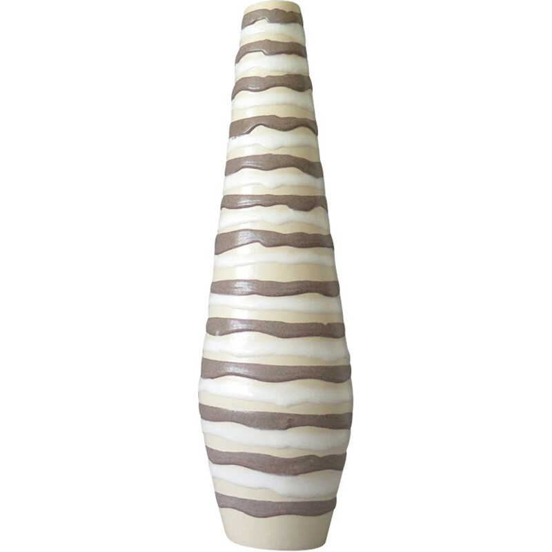 Vintage vaso de cerâmica modernista, 1960