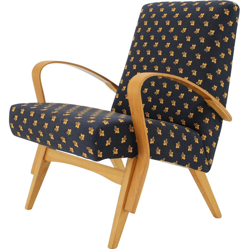 Vintage Frantisek Jirak Armchair for Tatra Pravenec, Czechoslovakia 1970s