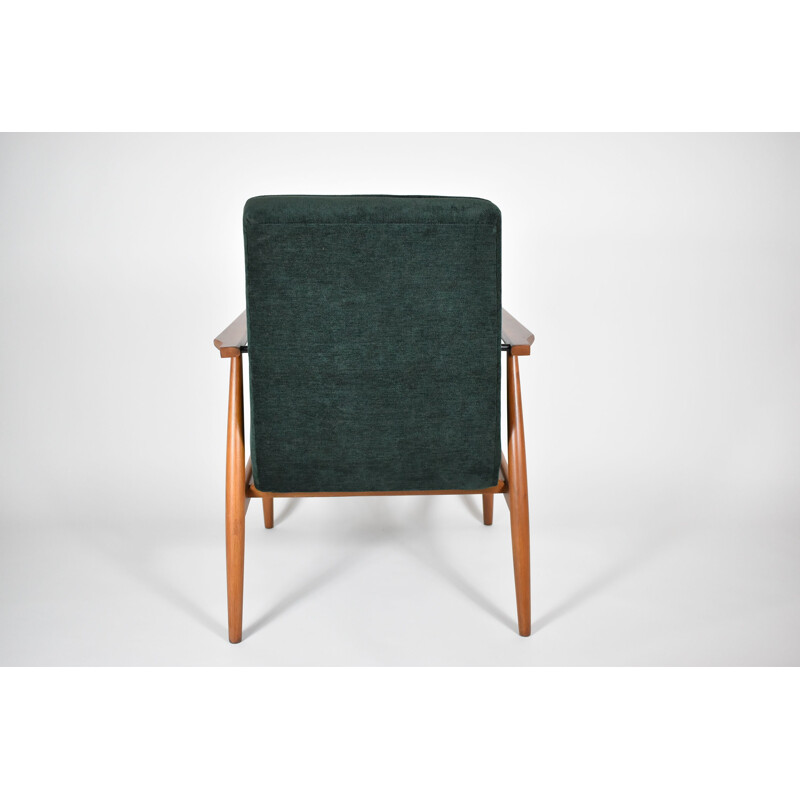 Vintage Forest green armchairs by Henry 1970s