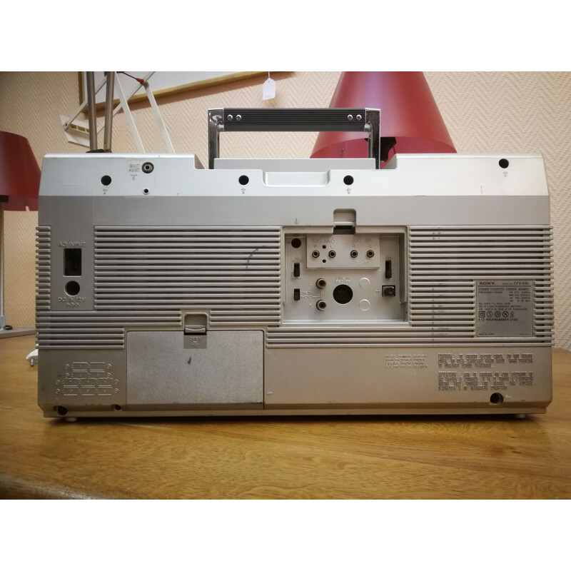 Vintage radio k7 boombox valise sony CFS-88L