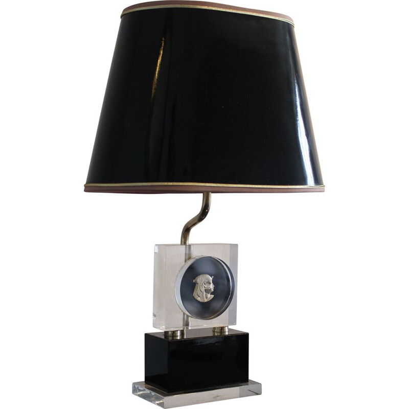 Lampe de table vintage - laiton hollywood regency