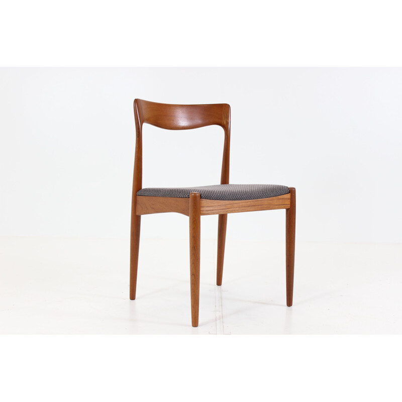 Set of 4 Vamo Møbelfabrik dining chairs, Arne VODDER - 1960s