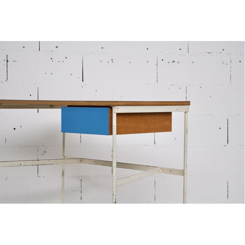 Vintage desk by Pierre Paulin CM 174 Thonet 1950s