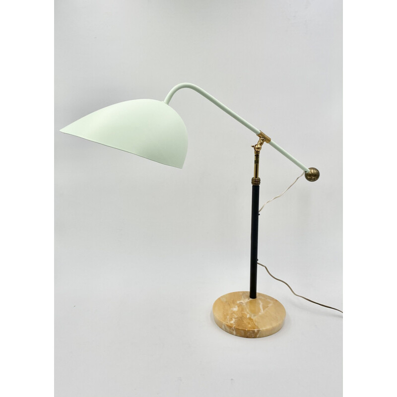 Vintage Angelo Brotto 5023 desk  table lamp Esperia, Italy 1950