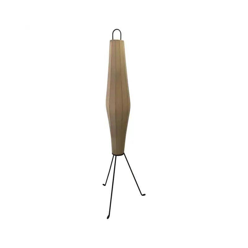 Vintage floor lamp by H Klingele for Artimeta Cocoon, Netherlands 1957s