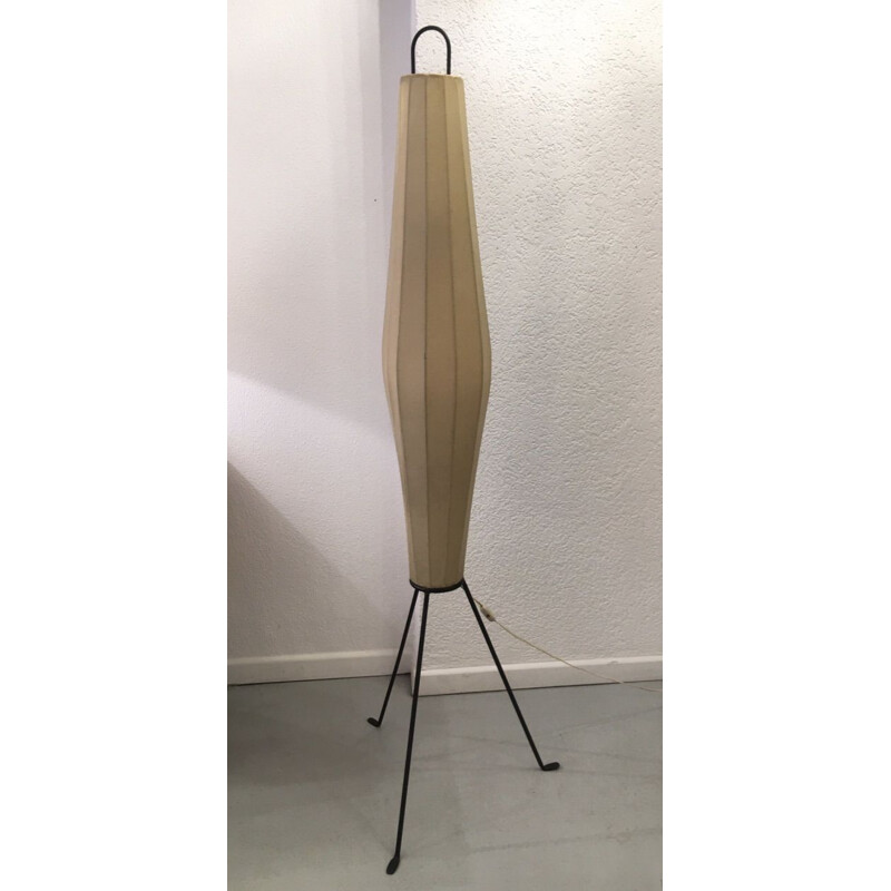 Lampada da terra vintage di H Klingele per Artimeta Cocoon, Paesi Bassi 1957