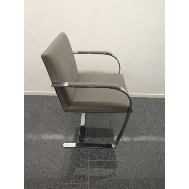 Vintage Brno Dining armchair by Ludwig Mies van der Rohe for Knoll International 1980s