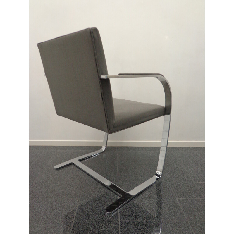 Vintage Brno fauteuil van Ludwig Mies van der Rohe voor Knoll International 1980