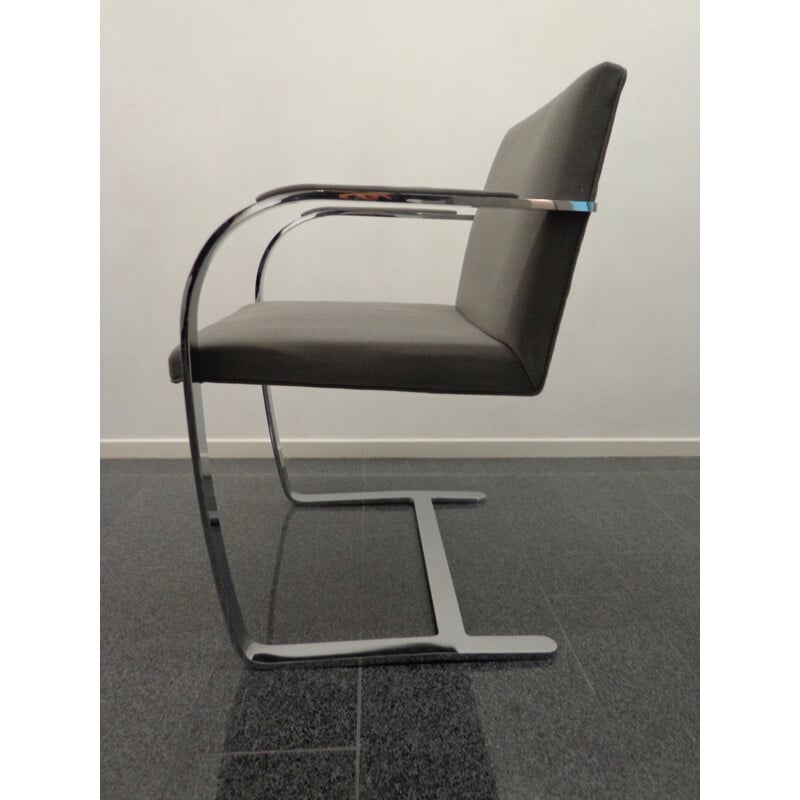 Vintage Brno Dining armchair by Ludwig Mies van der Rohe for Knoll International 1980s