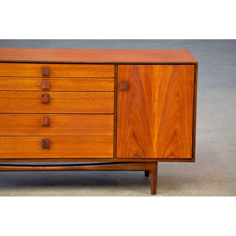 Enfilade vintage en teck, Scandinave 1960