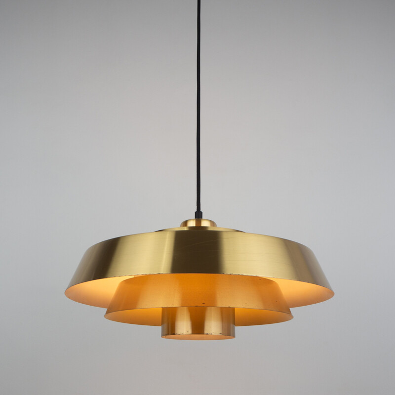 Vintage pendant lamp Nova by Jo Hammerborg Fog og Morup, Denmark 1963s