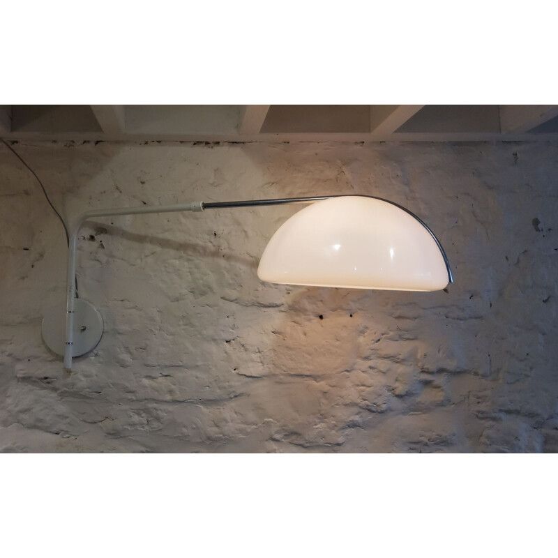 Luigi Massoni vintage wall lamp for Guzzini