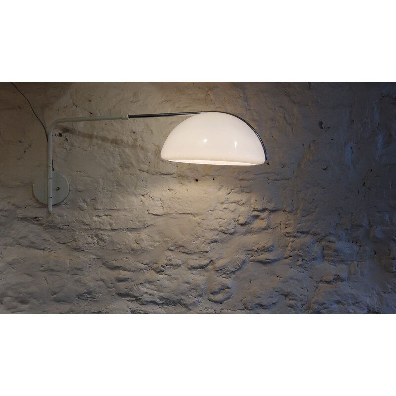 Luigi Massoni vintage wall lamp for Guzzini