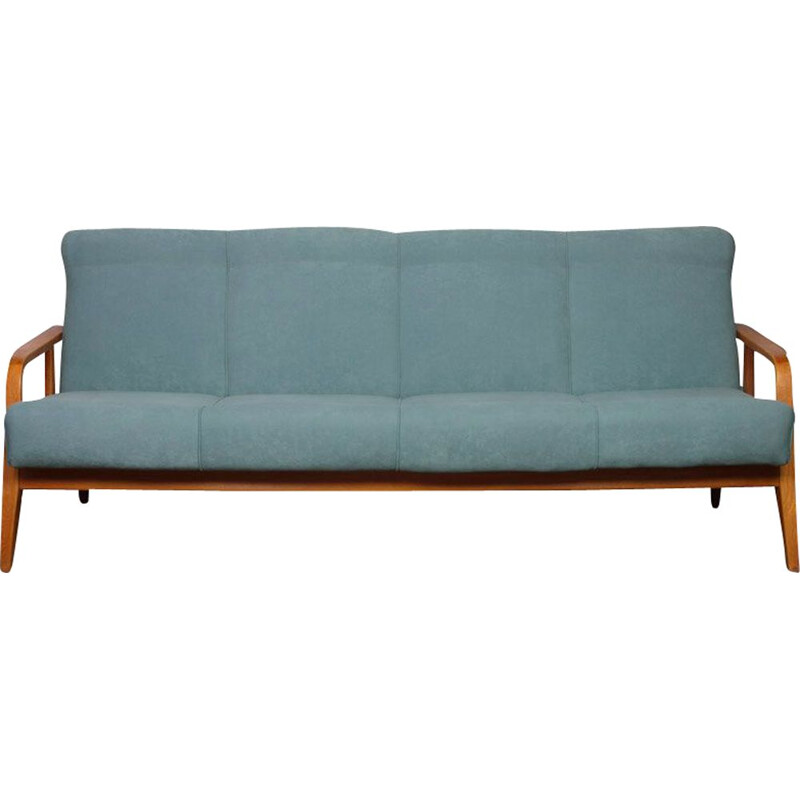 Vintage convertible sofa Czech 1960s