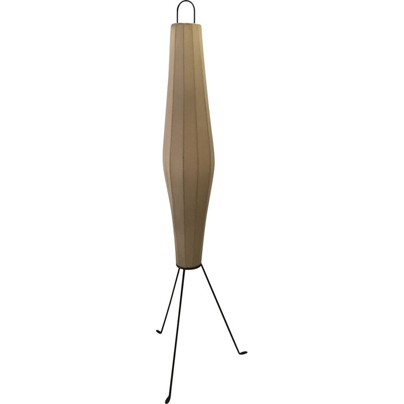 Vintage floor lamp by H Klingele for Artimeta Cocoon, Netherlands 1957s