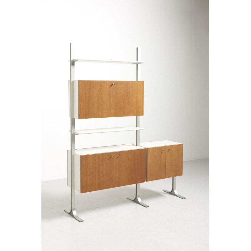 Vintage Freestanding Shelving Unit in Teak 1960s