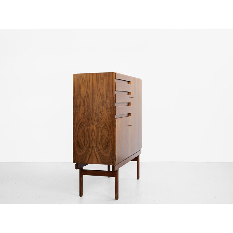 Armoire vintage à 2 portes et 4 tiroirs par Jos de Mey pour Van den Berghe Pauvers, Belgique 1960