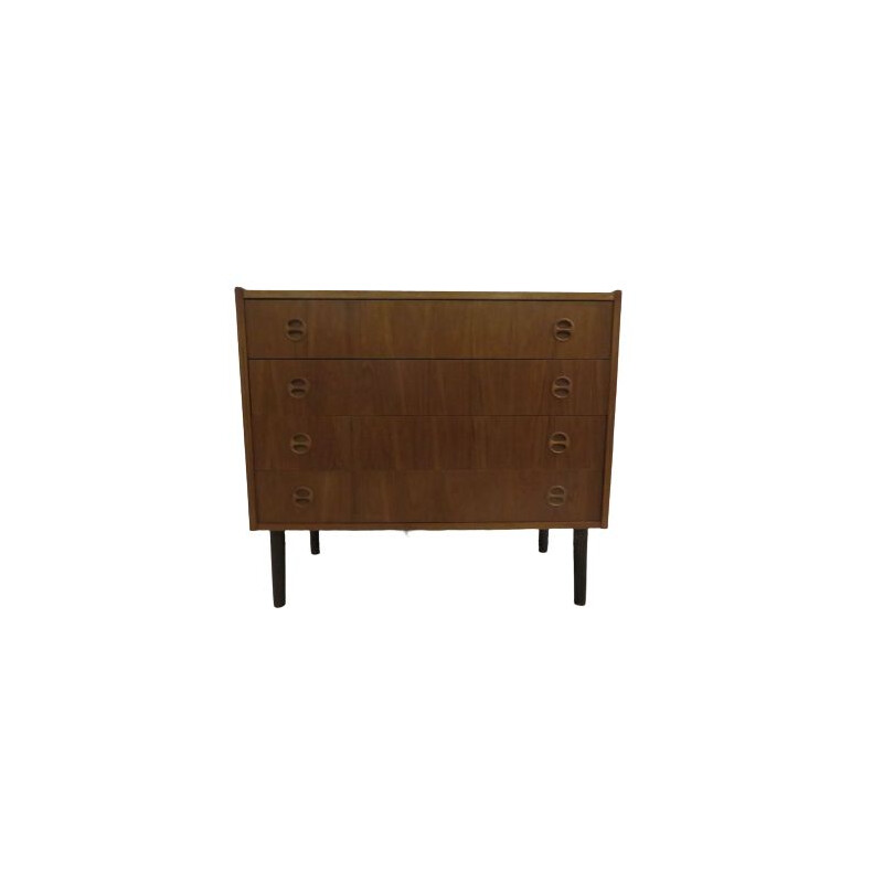 Vintage teak chest of drawers Scandinavian 1960s