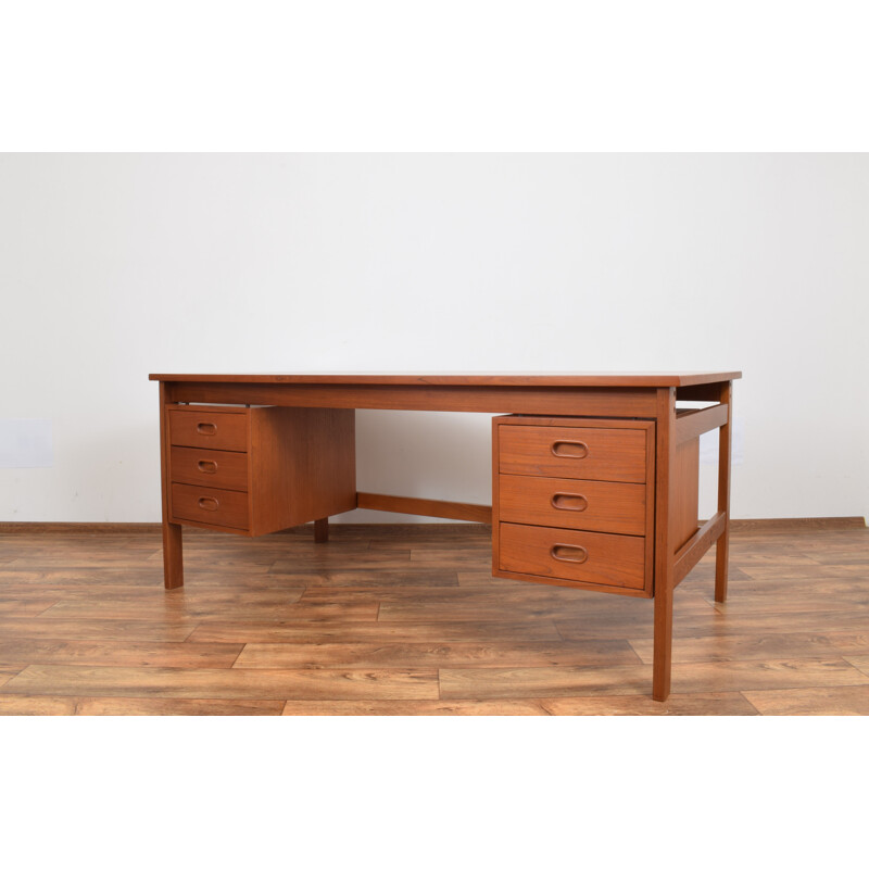 Mid-Century Teak Desk, Denmark 1970s