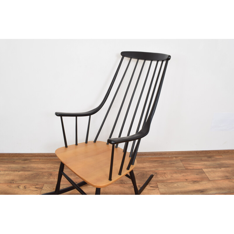 Mid-Century Rocking Chair By Lena Larsson For Nesto, Swedish 1960s