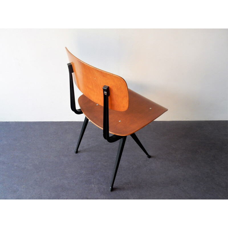 Pair of vintage "Result" chair by Friso Kramer for Ahrend de Cirkel 1960s