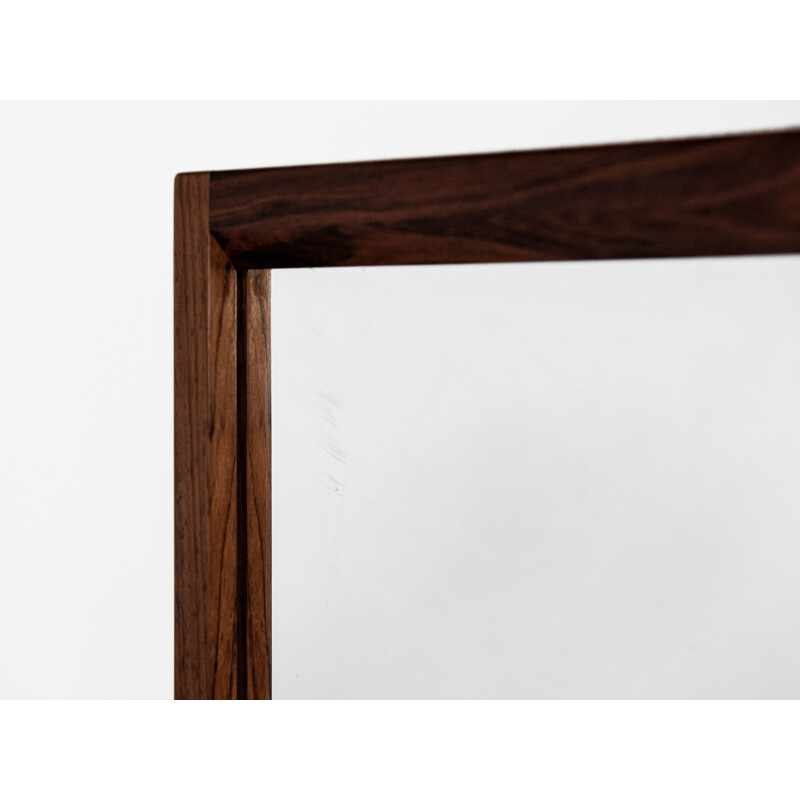 Midcentury chest and mirror in rosewood by Aksel Kjersgaard, Danish 1960s