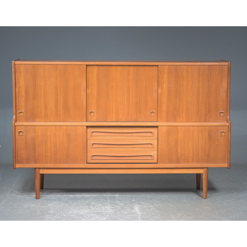 Vintage Teak Bookcase by Johannes Andersen 1960s