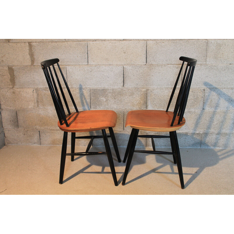 Pair of vintage chairs Ilmari Tapiovaara Finnish 1960