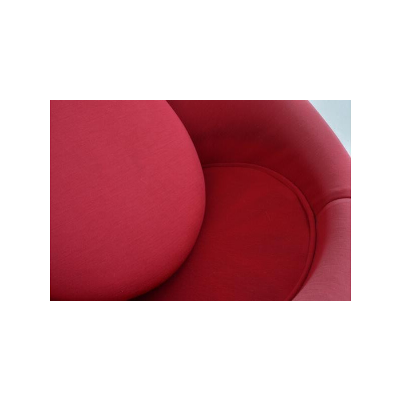 Artifort "Mushroom" armchair in pink fabric, Pierre PAULIN - 1960s