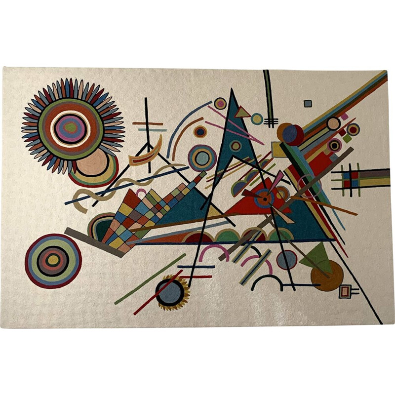 Vintage Cubist Bauhaus Tapestry