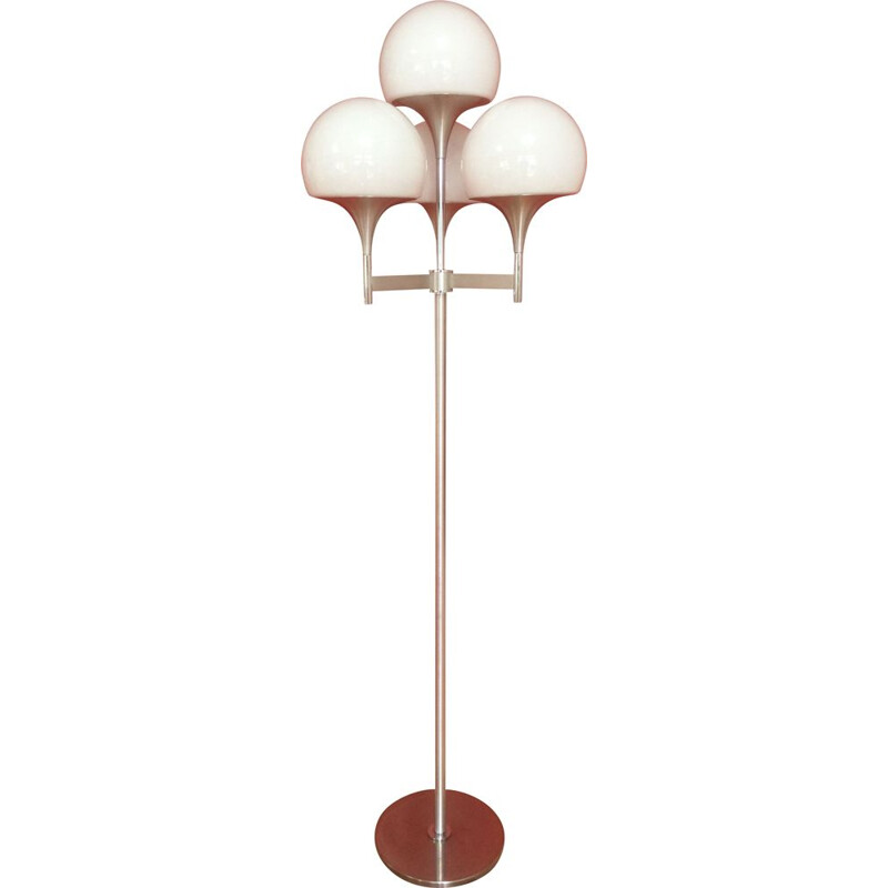 Lámpara de pie vintage de Gaetano Sciolari 1960