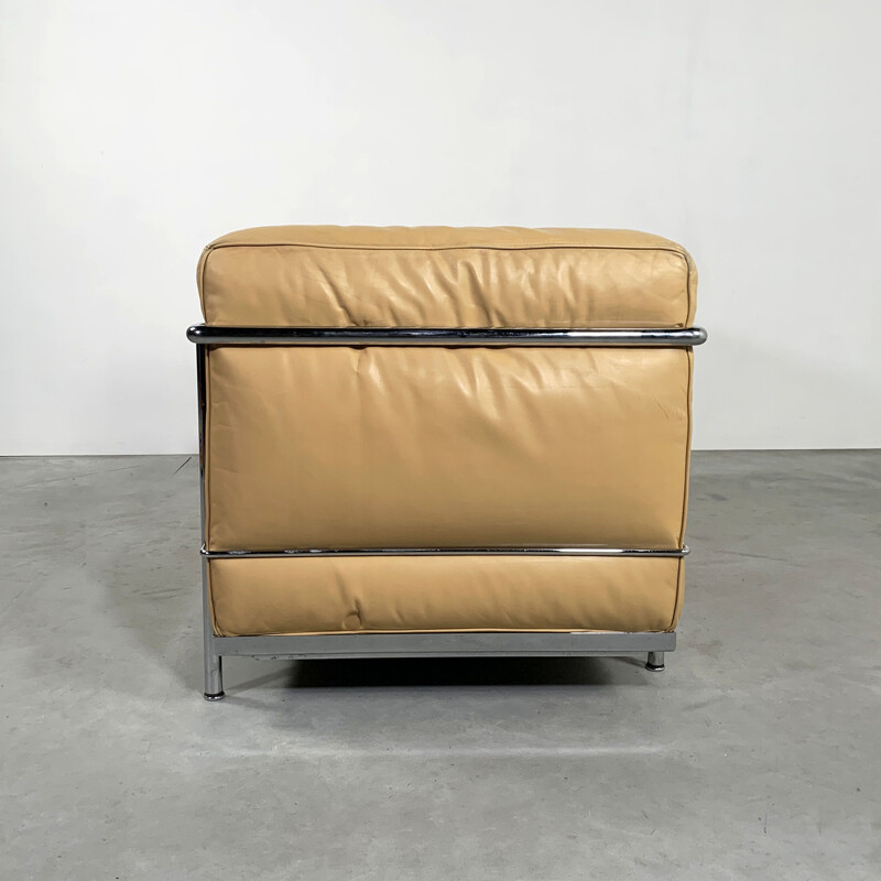 Vintage LC2 2-seater Sofa by Le Corbusier for Cassina 1970s