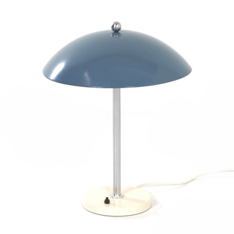 Vintage Gray-Blue Desk Lamp model 5315 by W.H. Gispen for Gispen 1950s