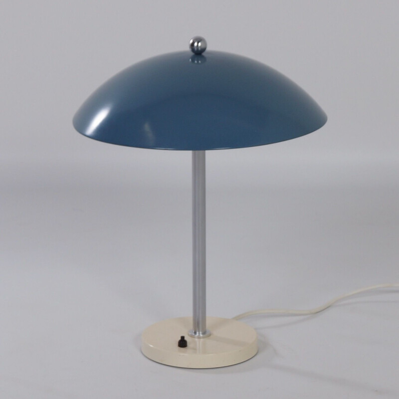 Vintage Gray-Blue Desk Lamp model 5315 by W.H. Gispen for Gispen 1950s