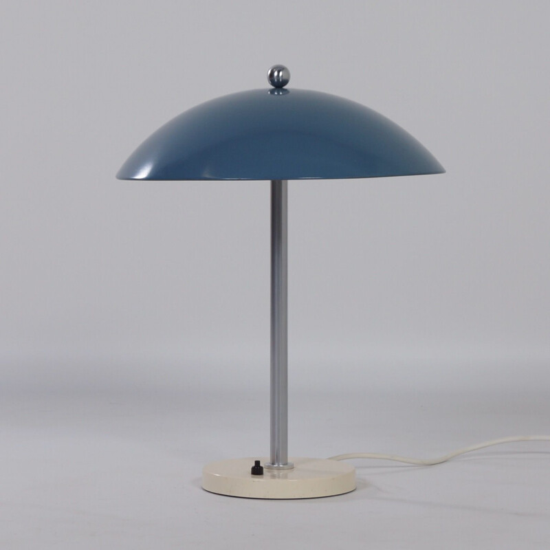 Vintage Gray-Blue Desk Lamp model 5315 by W.H. Gispen for Gispen 1950s