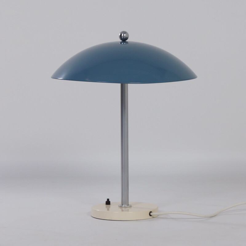 Vintage Gray-Blue Desk Lamp model 5315 by W.H. Gispen for Gispen 1950s