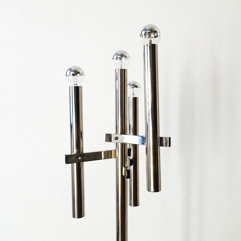 Vintage Floor lamp by Gaetano Sciolarin, Italy 1970s