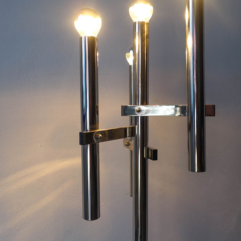 Vintage Floor lamp by Gaetano Sciolarin, Italy 1970s