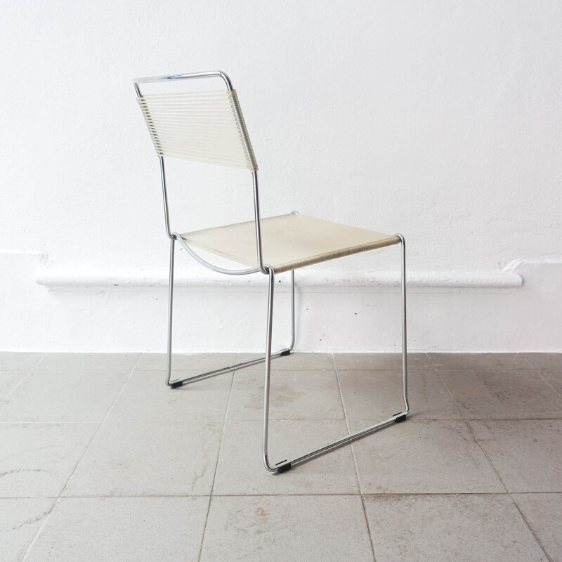 Set of 4 vintage Spaghetti Chair by Giandomenico Belotti for Alias 1980s