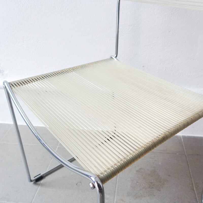 Set of 4 vintage Spaghetti Chair by Giandomenico Belotti for Alias 1980s