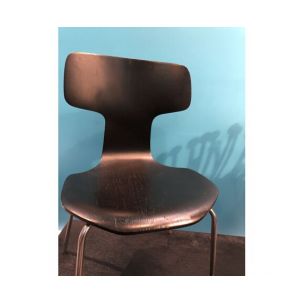 Chaise vintage marteau de Arne Jacobsen pour Fritz Hansen 1969