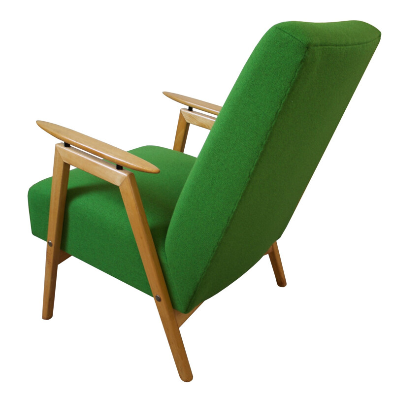 Mid-century green armchair - 1950s