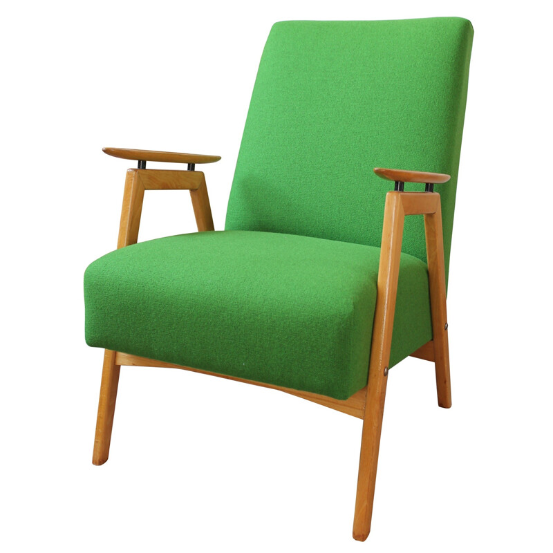 Mid-century green armchair - 1950s