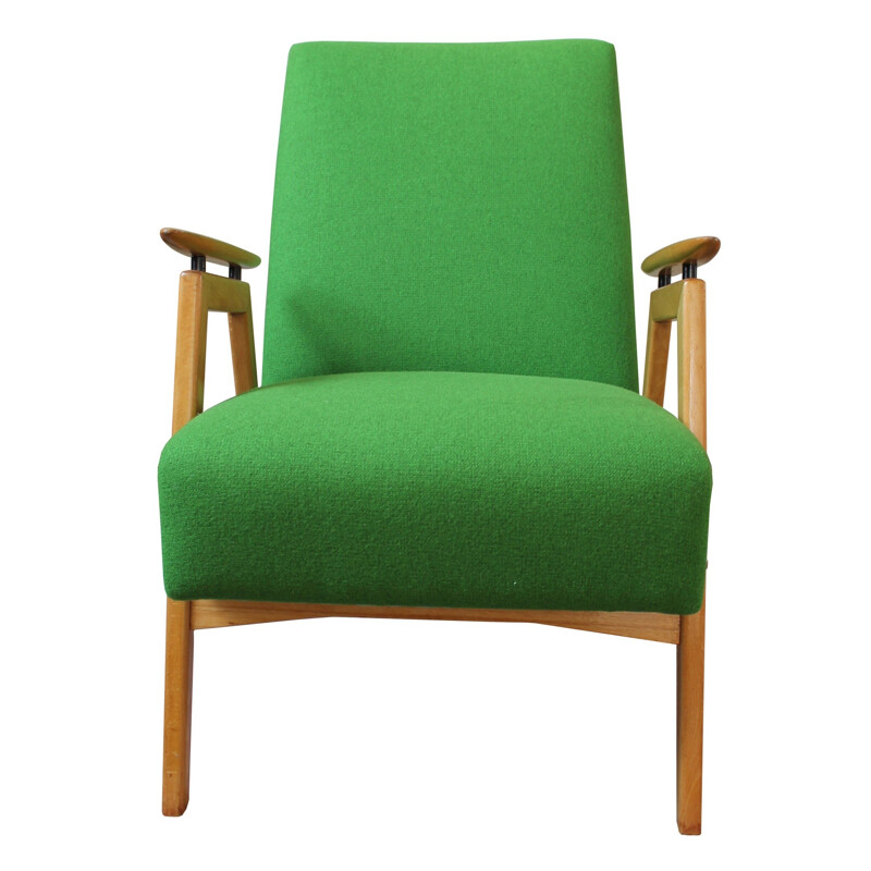 Mid-century green armchair - 1950s