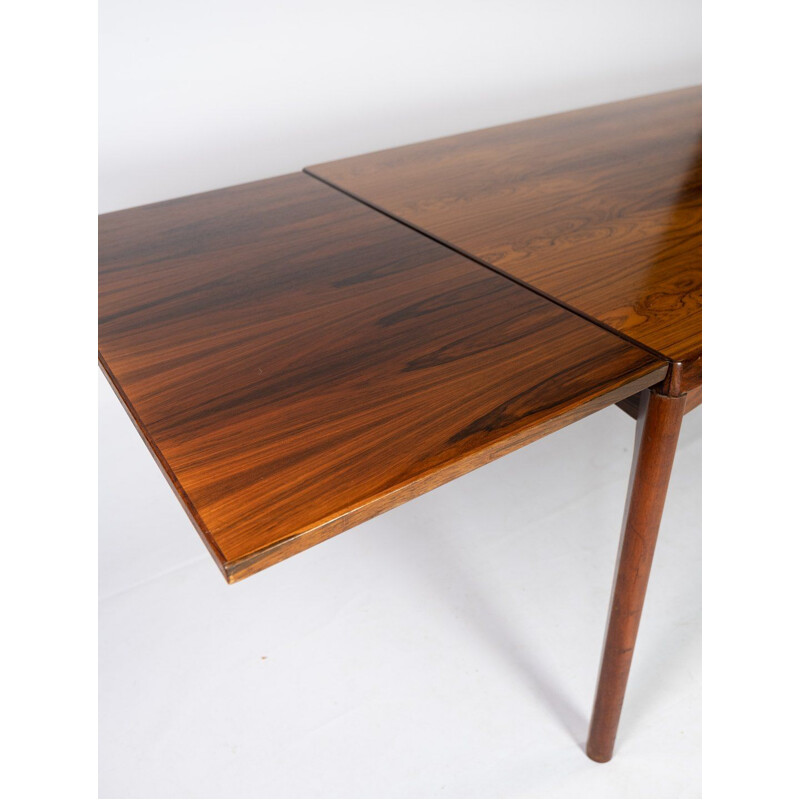 Vintage Dining table in rosewood with extensions by Henning Kjærnulf and by Vejle Furniture Factory 1960s