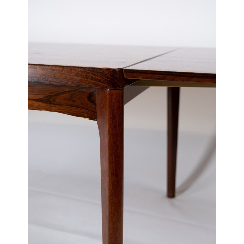 Vintage Dining table in rosewood with extensions by Henning Kjærnulf and by Vejle Furniture Factory 1960s