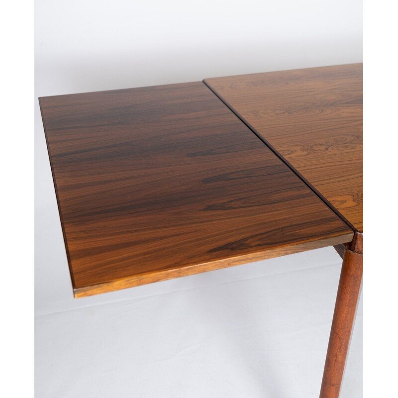 Table vintage en palissandre à rallonges de Henning Kjærnulf et de la fabrique de meubles Vejle 1960