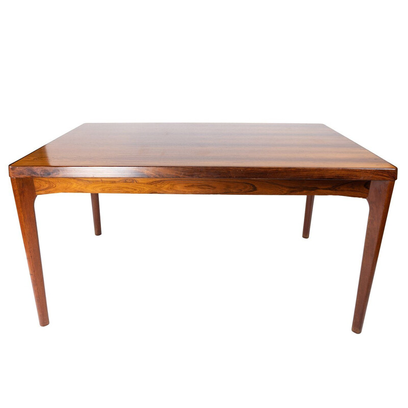 Vintage Dining table in rosewood with extensions by Henning Kjærnulf and by Vejle Furniture Factory 1960s