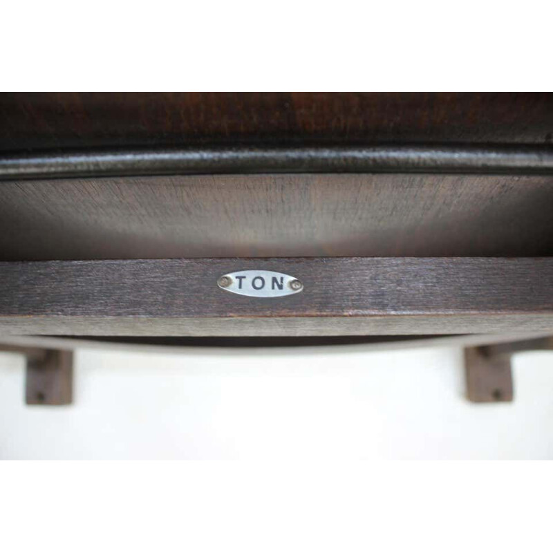 Vintage 2-Seat Cinema Bench by Tom, Czechoslovakia 1950s